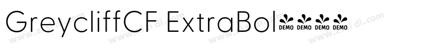 GreycliffCF ExtraBol字体转换